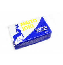 Масло MAITO JOKI Традиционное сладко-сливочное несолёное 82,5%, Россия, 200г