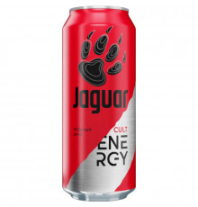 Напиток JAGUAR Cult Energy тонизирующий энергетический газированный, Россия, 0,45л