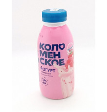 Йогурт питьевой КОЛОМЕНСКОЕ малина 3,4%-4,5%, без змж, Россия, 260мл