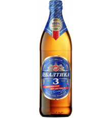 Пиво "Балтика классическое" №3 0,5л светлое пастеризованное 4.8% , Россия