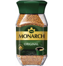 Кофе MONARCH Original натуральный растворимый сублимированный ст/б, Россия, 190г