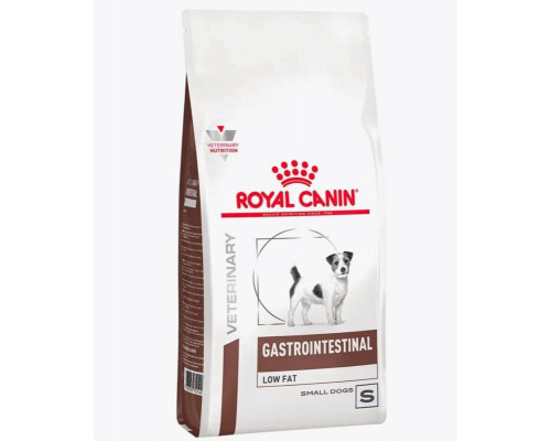 Корм сухой для взрослых собак ROYAL CANIN Gastrointestinal Low Fat, диетический, для мелких пород, полнорационный, Россия, 1кг