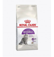 Корм сухой для взрослых кошек старше 1 года с чувствительной пищеварительной системой ROYAL CANIN Sensible Regular, полнорацационный, Россия, 1,2кг