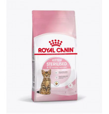Корм сухой для стерилизованных котят от 6 до 12 месяцев ROYAL CANIN Kitten Sterilised, полнорационный, Россия, 400г