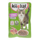 Корм консервированный для взрослых кошек KITEKAT Лакомый ягнёнок в соусе, Россия, 85г
