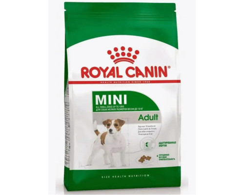 Корм сухой для взрослых собак мелких размеров до 10 кг, старше 8 лет ROYAL CANIN Adult Mini, полнорационный, Россия, 2кг