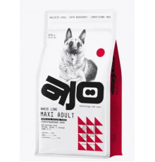 Корм сухой для взрослых собак AJO DOG Maxi Adult индейка с олениной, с гречкой, для крупных пород, полнорационный, Россия, 2кг