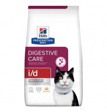 Корм сухой для взрослых кошек, для уменьшения кишечных расстройств HILL’S Prescription Diet Digestive Care i/d с курицей, полноценный, Нидерланды, 400г