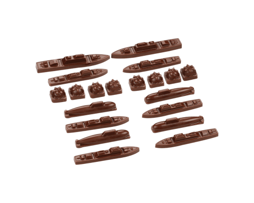 Набор фигурного шоколада CHOCOBATTLE Морской бой, Россия, 120г