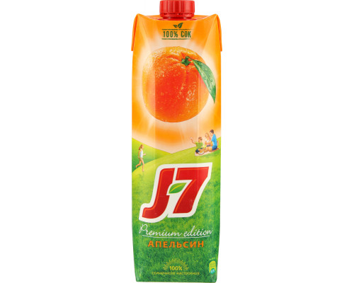 Сок J7 Апельсин, Россия, 0,97л