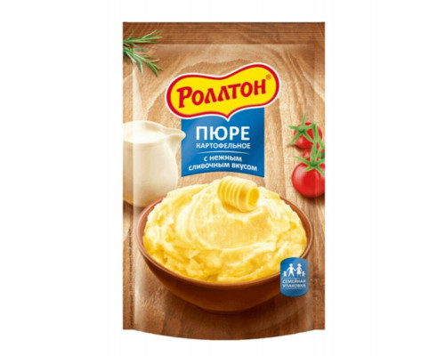 Пюре картофельное РОЛЛТОН с нежным сливочным вкусом, Россия, 240г