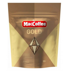 Кофе MACCOFFEE Gold натуральный растворимый сублимированный, Россия, 30г
