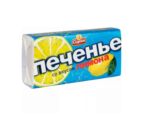 Печенье СПАРТАК Со вкусом лимона, Беларусь, 90г