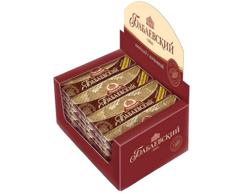 Шоколад темный "Бабаевский" 50г с шоколадной начинкой м/у