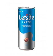 Напиток кофейный LOTTE Let's Be Latte безалкогольный негазированный, Корея, 240мл