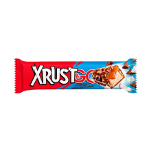 Батончик XRUST & GO конфета с кокосом и карамелью вафельная,покрытая молочным шоколадом, Россия, 34г