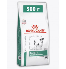 Корм сухой для взрослых собак ROYAL CANIN Satiety Weight Management S/O, для мелких пород, диетический, полнорационный, Россия, 500г