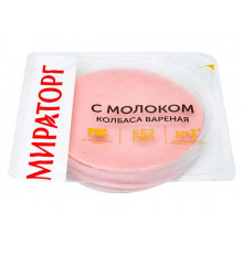Колбаса варёная МИРАТОРГ С молоком, Россия, 160г