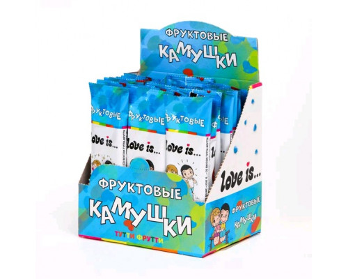 Драже жевательное LOVE IS...со вкусом тутти-фрутти, Турция, 12г
