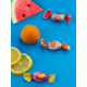 Карамель Капля лета с фруктовой начинкой Микс (со вкусом абрикос,арбуз,лимон), Россия, весовая