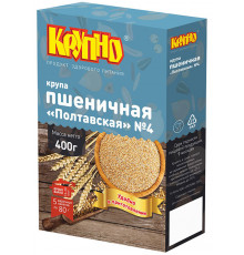 Крупа КРУПНО пшеничная Полтавская №4, Россия, 400г (5*80г) 
