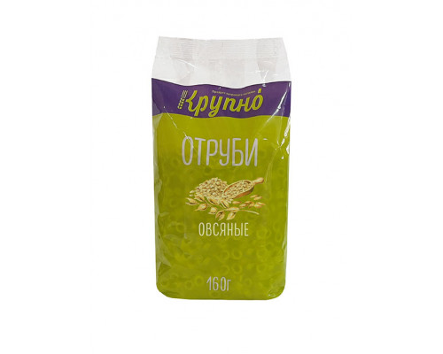 Отруби КРУПНО овсяные, Россия, 160г