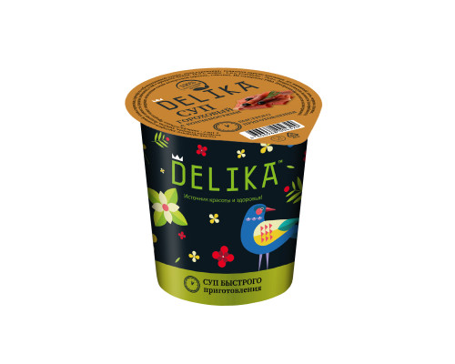 Суп DELIKA Гороховый с копчёностями, Россия, 25г