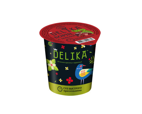 Суп DELIKA Борщ с мясом, Россия, 25г