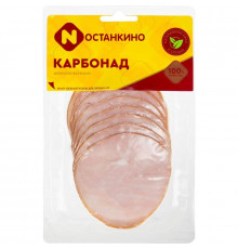 Карбонад копчено-вареный ОСТАНКИНО из свинины, Россия, 150г