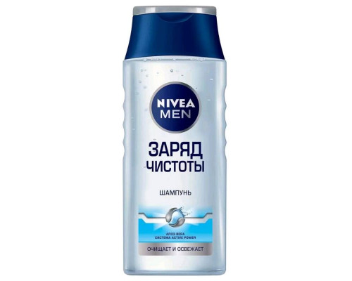 Шампунь NIVEA Men Заряд чистоты, Россия, 250мл