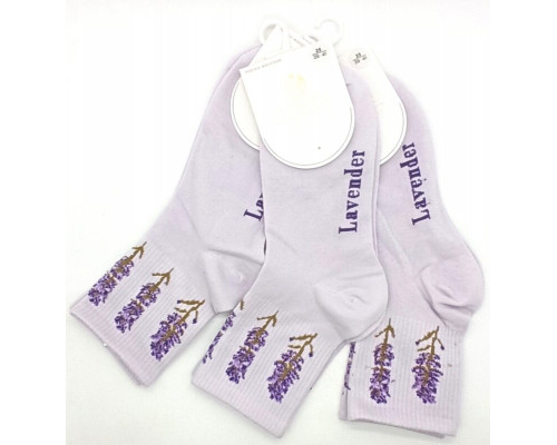 Носки женские 15см размер 25 цвет фиолетовый, Китай