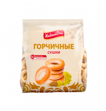 Сушки ХЛЕБНЫЙ ДОМ Горчичные, Россия, 250г