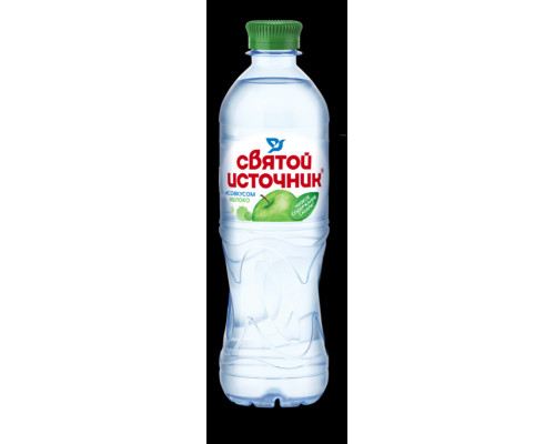 Напиток безалкогольный СВЯТОЙ ИСТОЧНИК со вкусом Яблоко, негазированный, Россия, 0,5л