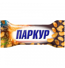 Конфеты Паркур карамель с арахисом глазированные с мягким грильяжным корпусом, Россия, весовые