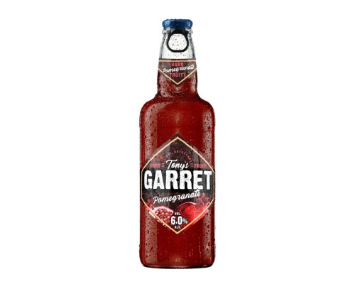 Напиток "Тони'с Гаррет Хард Гранат" 0,4л 6% 