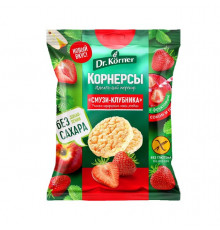 Хлебцы хрустящие DR.KORNER Рисово-кукурузные Смузи-Клубника мини хлебцы, Россия, 40г