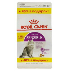 Корм сухой для взрослых кошек старше 1 года с чувствительной пищеварительной системой ROYAL CANIN Sensible Regular, полнорацационный, Россия, 560г