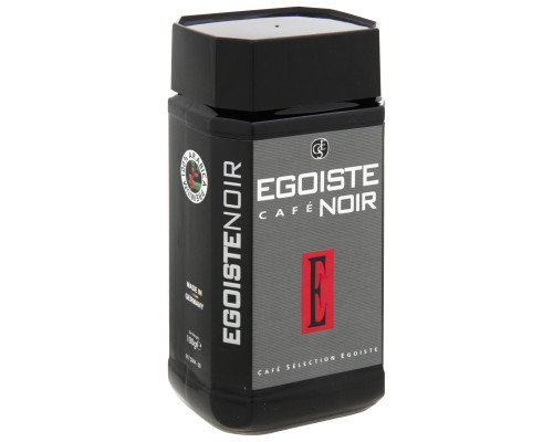 Кофе растворимый EGOISTE 100г Noir сублимированный, Германия, 100г