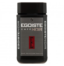 Кофе растворимый EGOISTE 100г Noir сублимированный, Германия, 100г