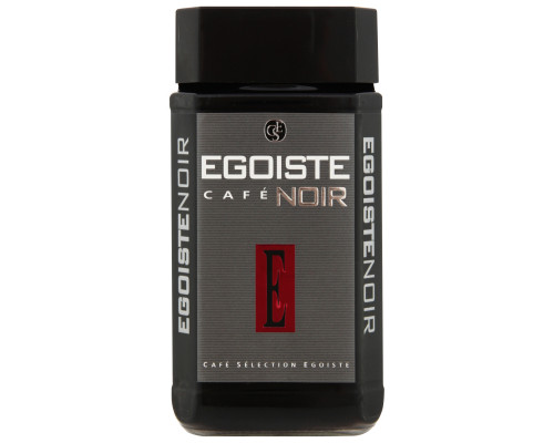 Кофе растворимый EGOISTE 100г Noir сублимированный, Германия, 100г