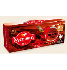 Чай черный MERISAN Black Tea в пакетах,50г (25*2г)