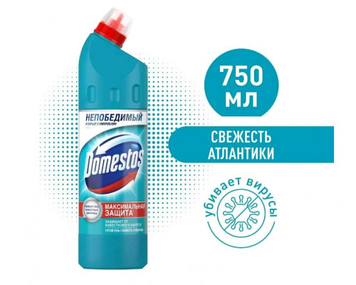 Средство универсальное DOMESTOS Свежесть Атлантики, Россия, 750мл