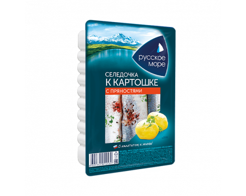 Селедочка к картошке РУССКОЕ МОРЕ с пряностями, Беларусь, 400г