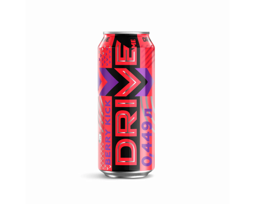 Напиток энергетический DRIVE Me Berry Kick, газированный безалкогольный, Россия, 0,449л