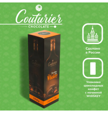 Конфеты шоколадные COUTURIER CHOCOLATE Liquor line с начинкой со вкусом Виски, Россия, 105г