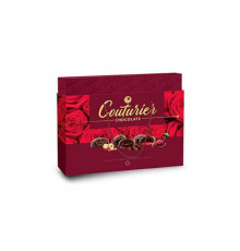 Набор шоколадных конфет COUTURIER CHOCOLATE Алые розы двойная,тв/у, Россия, 320г