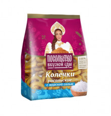 Колечки ПОСОЛЬСТВО ВКУСНОЙ ЕДЫ Посольские с морской солью, Россия, 130г