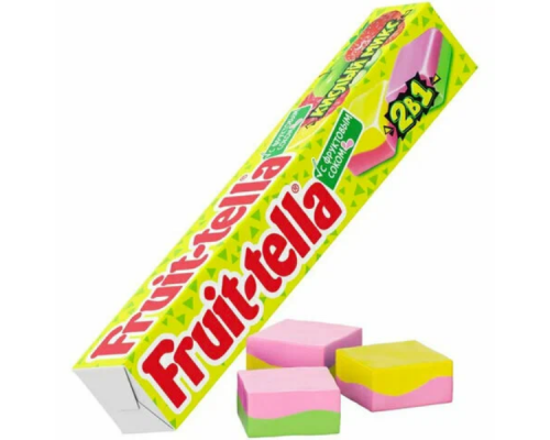 Конфеты жевательные FRUIT-TELLA Кислый микс 2в1, Россия, 41г