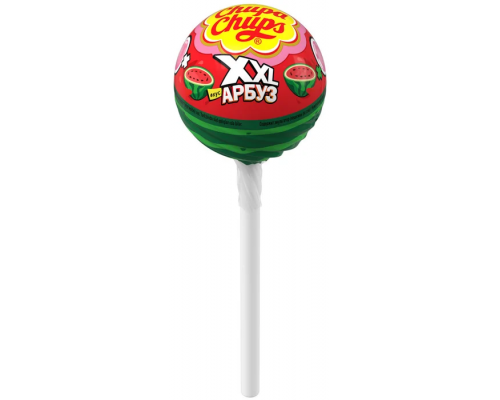 Карамель CHUPA CHUPS XXL Арбуз с жевательной резинкой, Россия, 29г