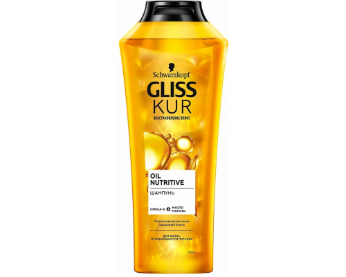 Шампунь GLISS KUR OIL Nutritive, Россия, 400мл